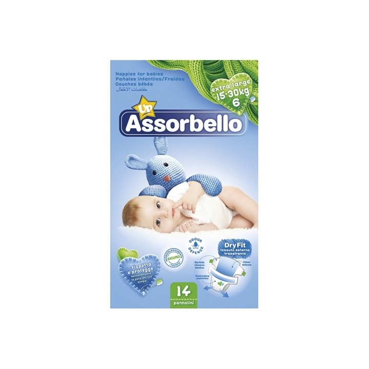PANNOLINI ASSORBE KG15/30 96PZ