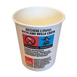 BICCH CARTA CAFFE 80ML BIA P50
