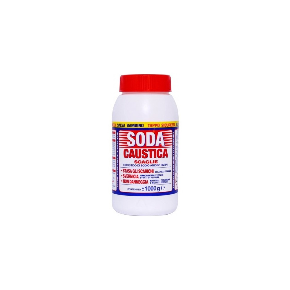 SODA CAUSTICA 1KG IN SCAGLIE