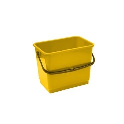 SECCHIO PLASTICA 4LT GIALLO