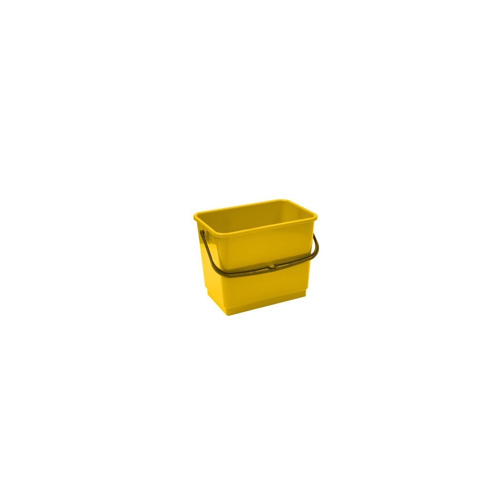 SECCHIO PLASTICA 4LT GIALLO