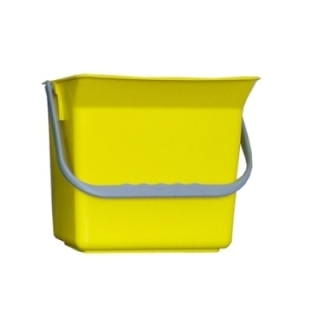SECCHIO PLASTICA 6LT GIALLO