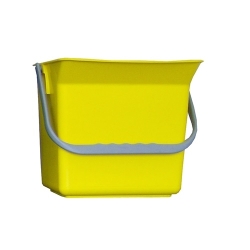 SECCHIO PLASTICA 6LT GIALLO