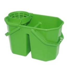 SECCHIO DOPPIA VASCA 15LT VER