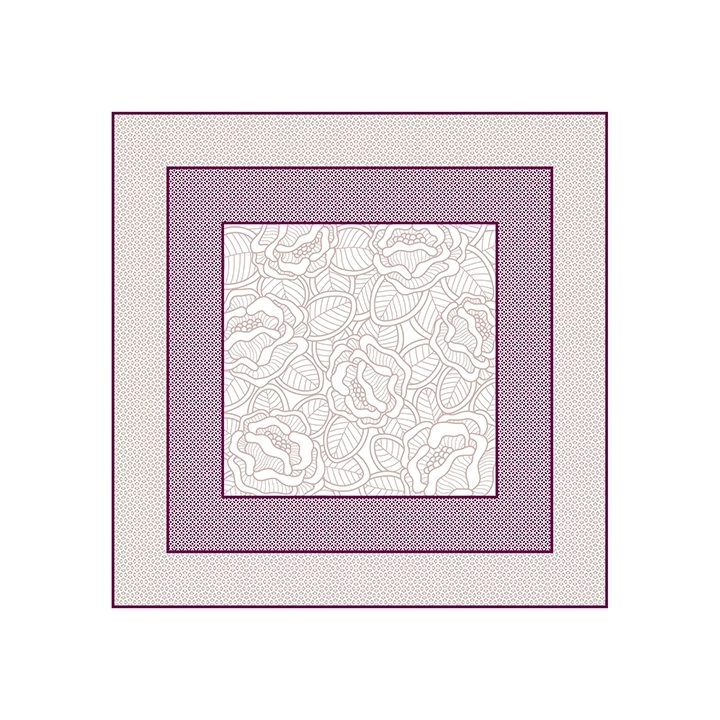 TOVA 100X100 CS BOUQUET ROS 50