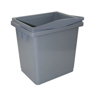 SECCHIO PLASTICA GRIGIO LT 4