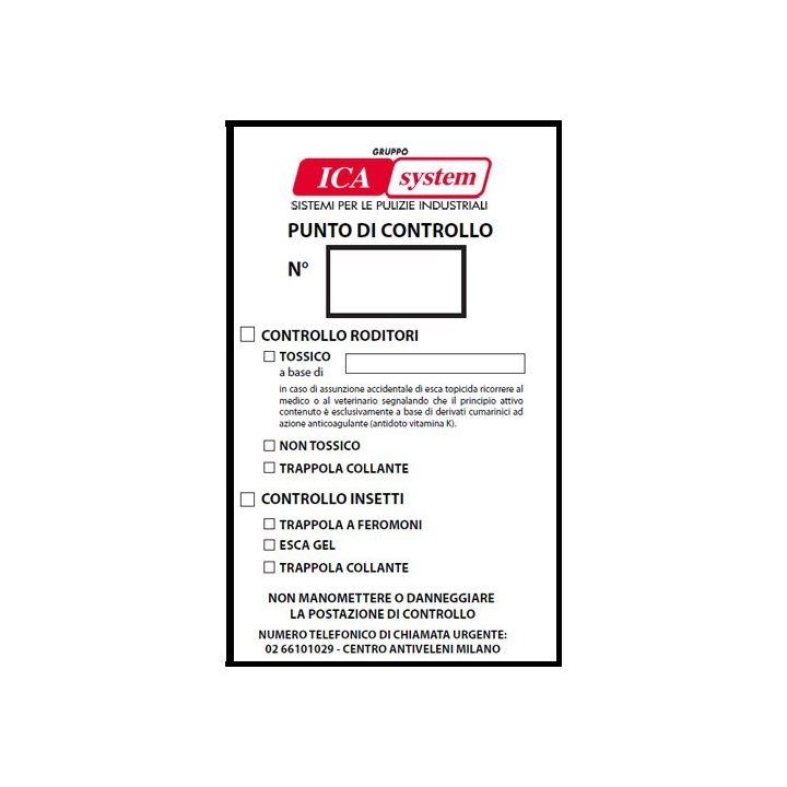 CARTELLO PVC 16X10 DERATIZZAZ