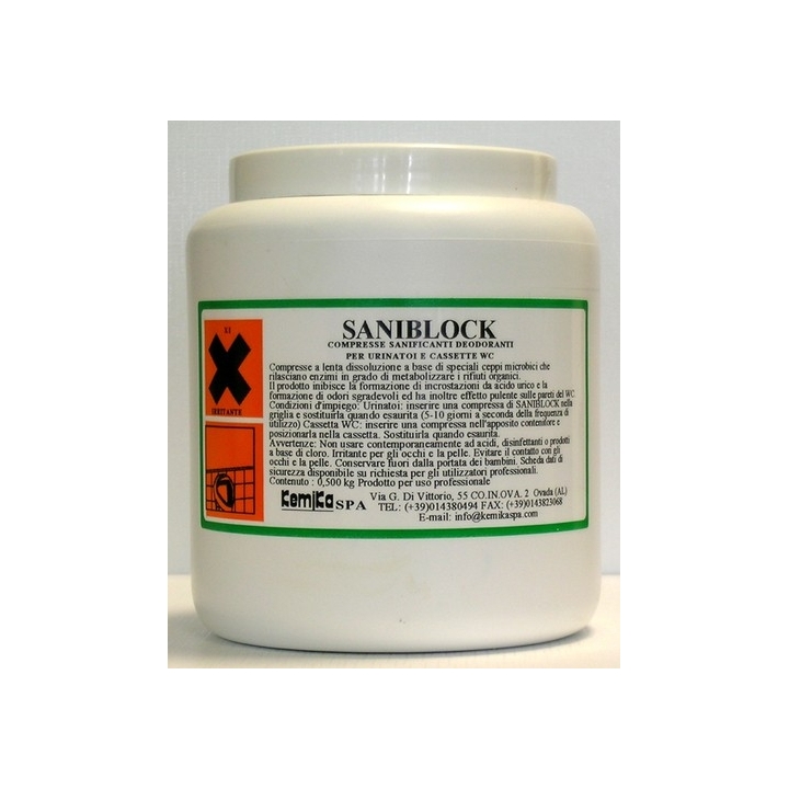 SANIBLOCK COMPRESSE 22GR P25