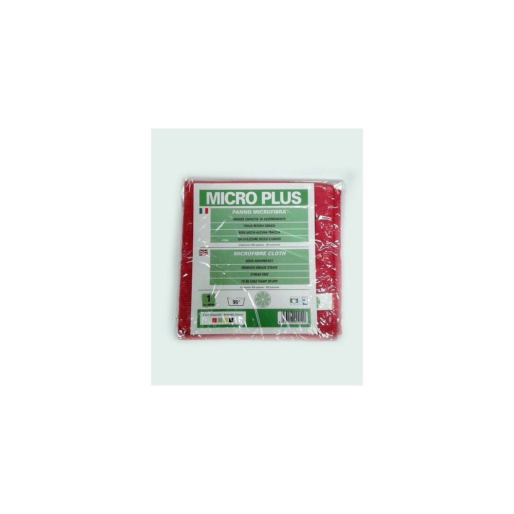 PANNO MICROPLUS 40X40 ROSSO PANNO MICROPLUS 40X40 ROSSO