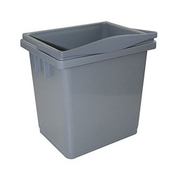 SECCHIO PLASTICA GRIGIO LT 4