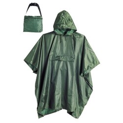 PONCHO VERDE TAGLIA UNICA