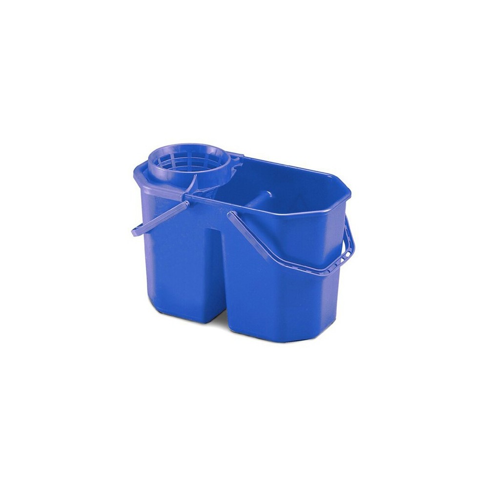SECCHIO DOPPIA VASCA 15LT BLU SECCHIO DOPPIA VASCA 15LT BLU