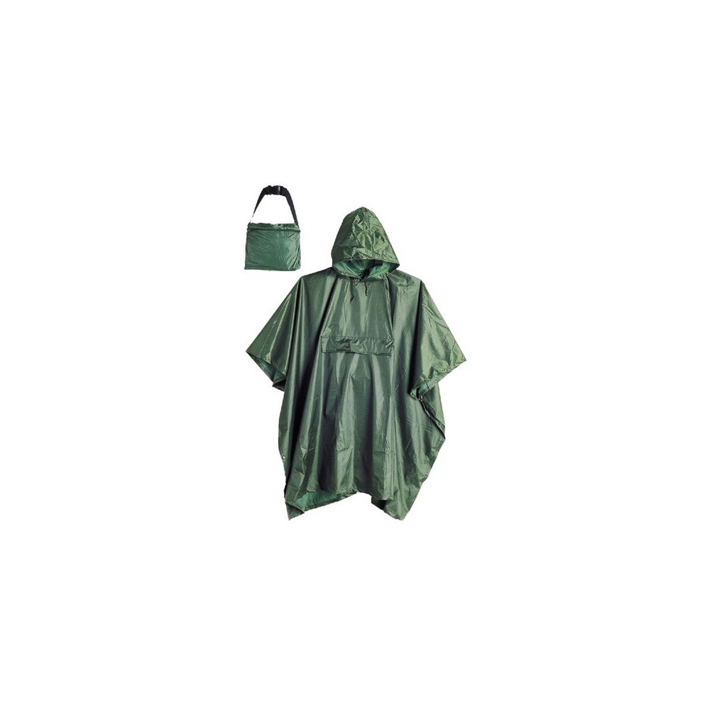 PONCHO VERDE TAGLIA UNICA