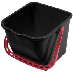 SECCHIO NERO 15LT MAN/ROSSO