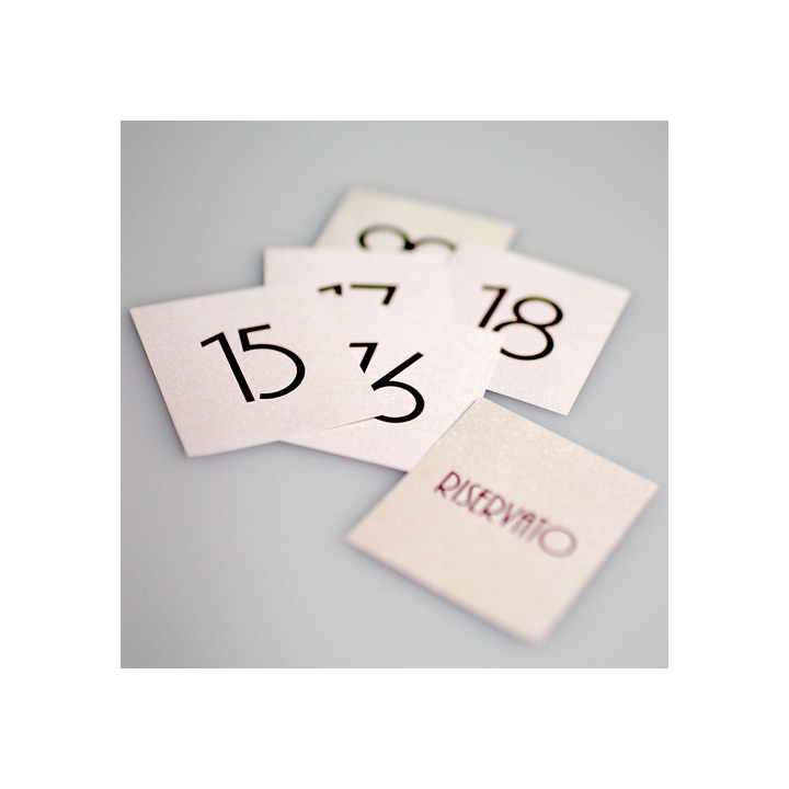 NUMERI SEGNAPOSTO 01 A 10 10PZ