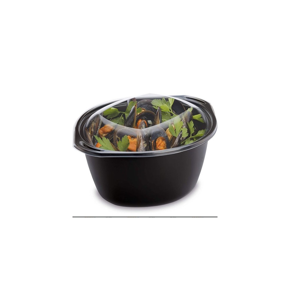 WOK PP NERO+COP PP 2300CC P25 WOK PP NERO+COP PP 2300CC P25
