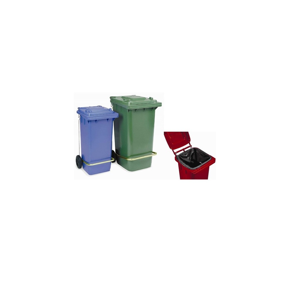 PEDALE+FERMASACCO BIDONE 120LT
