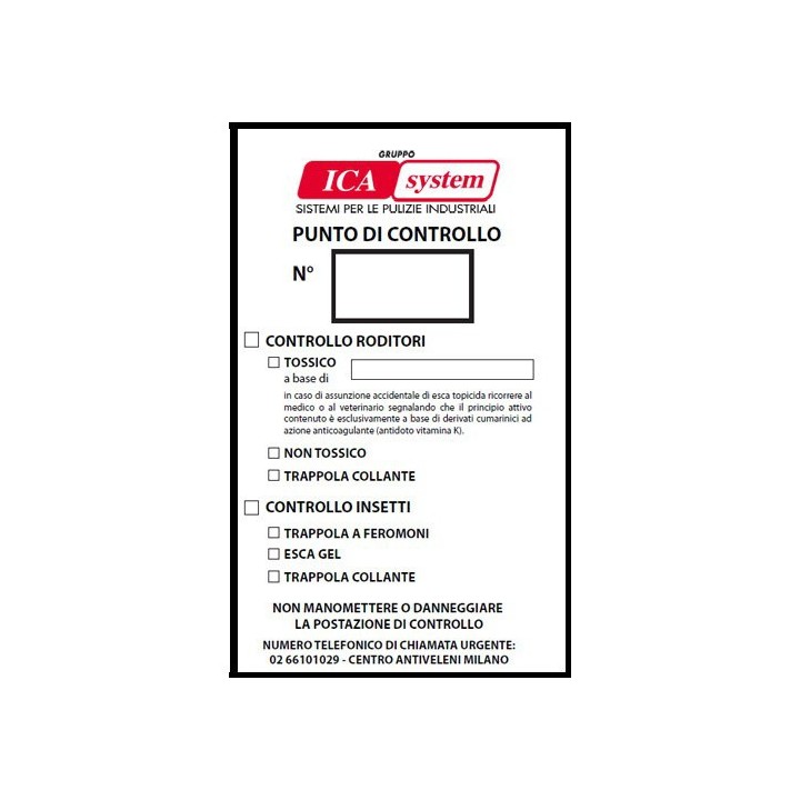 CARTELLO PVC 16X10 DERATIZZAZ