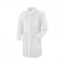 CAMICE TNT BIA C/VELCRO XL P50