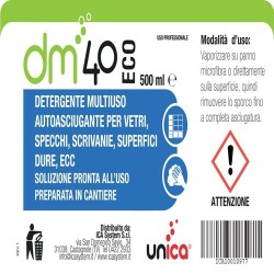 DM40 ECO ETICHETTA P/USO 500ML