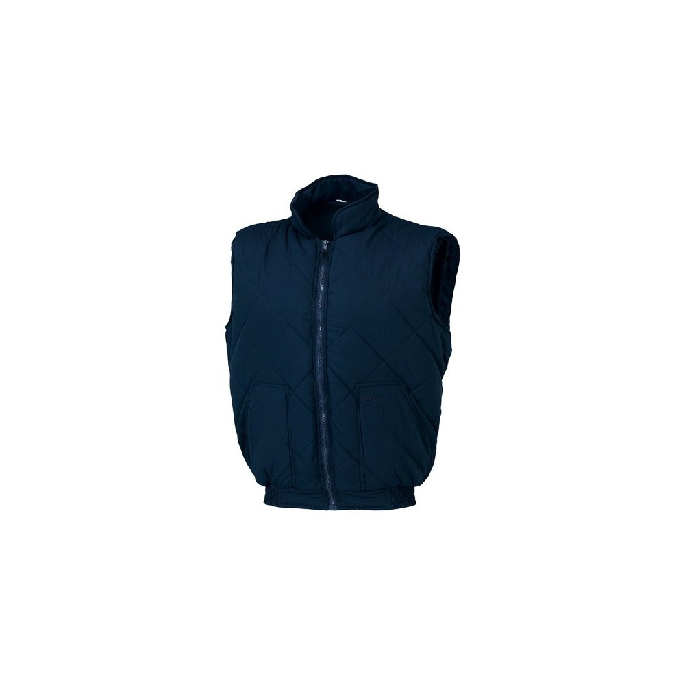 GILET IMBOTTITO COT/POLY BLU GILET IMBOTTITO COT/POLY BLU