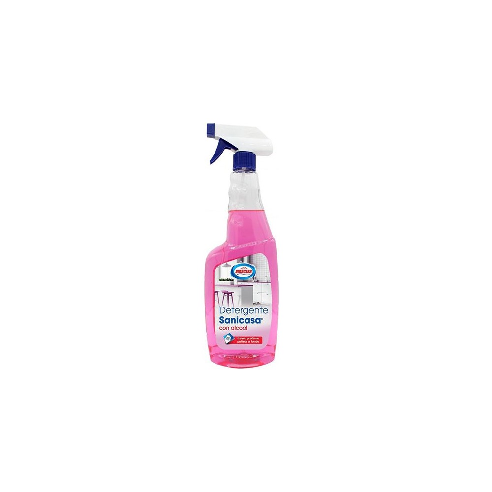 DETER SANICASA C/ALCOOL 0,75LT DETER SANICASA C/ALCOOL 0,75LT