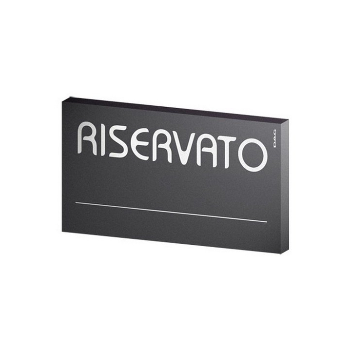 PITTOGRAMMA "RISERVATO" CM8X15