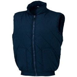 GILET IMBOTTITO COT/POLY BLU