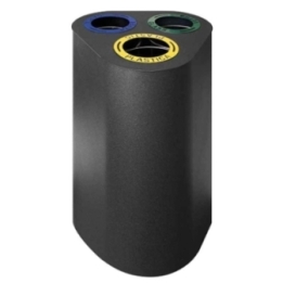 PATTUM 3X25LT NERO TOND C/FORI