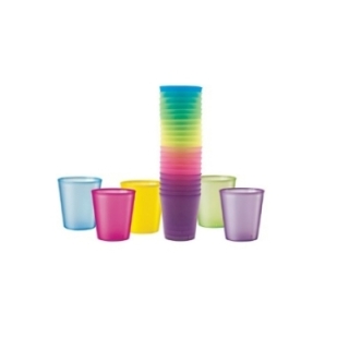 BICCH PP COLOR MIX 350CC P300