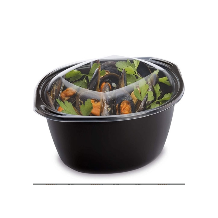 WOK PP NERO+COP PP 2300CC P25