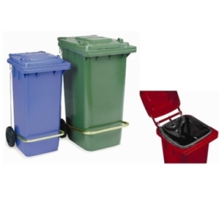 PEDALE+FERMASACCO BIDONE 120LT