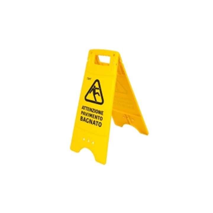 SEGNALE PAVIMENTO BAGNATO PP