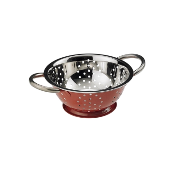 SCOLAPASTA ACCIAIO ROSSO D18