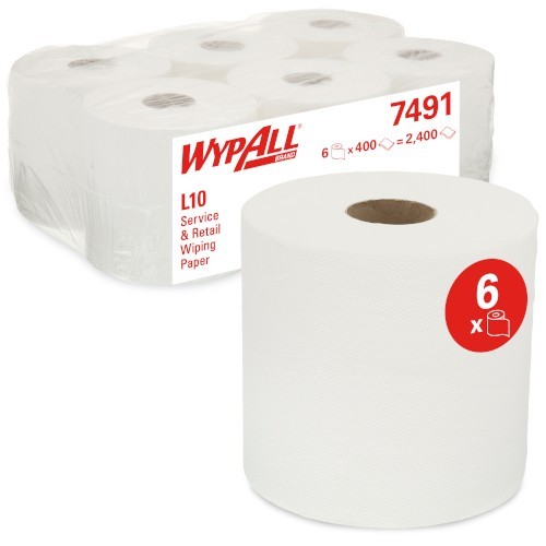 WYPALL L10 BIANCA 7491X400(X6)