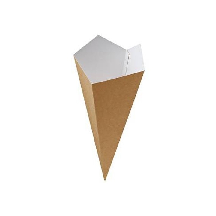 CONO FRITTI KRAFT/PE 9X22 P50