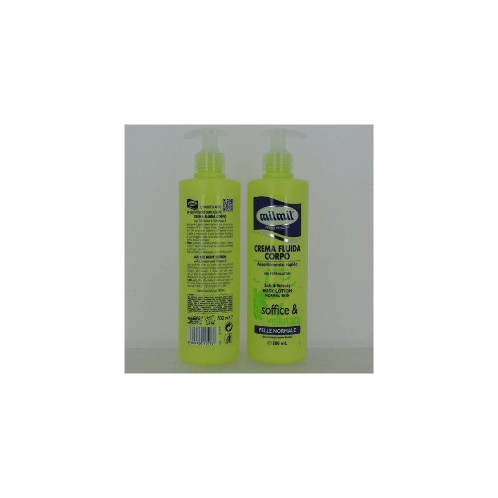 CREMA CORPO FLUIDA 500ML C/DOS CREMA CORPO FLUIDA 500ML C/DOS