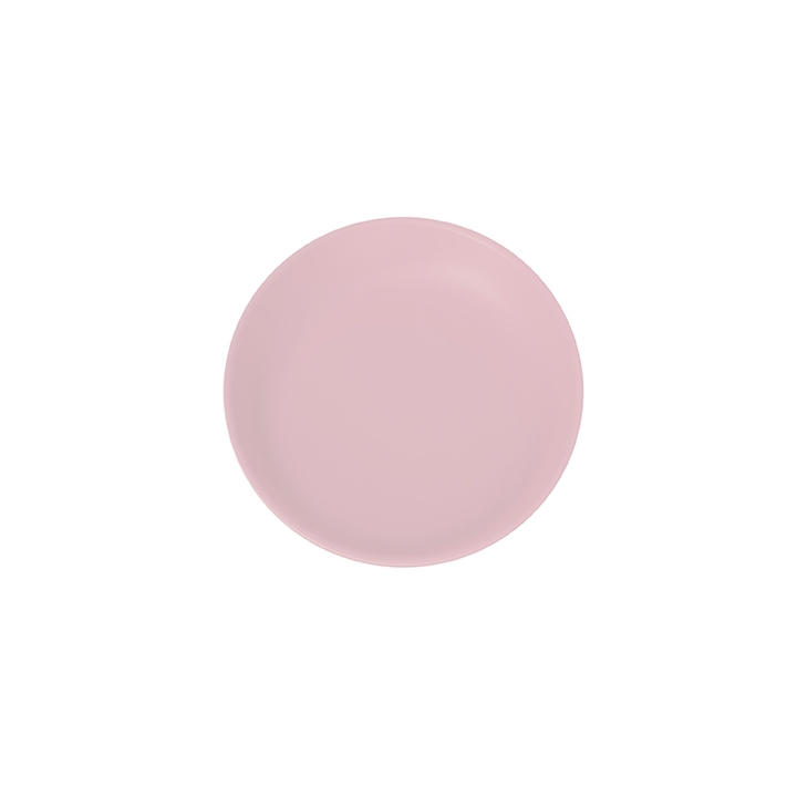 PIATTO PIANO MINERAL ROSA D27