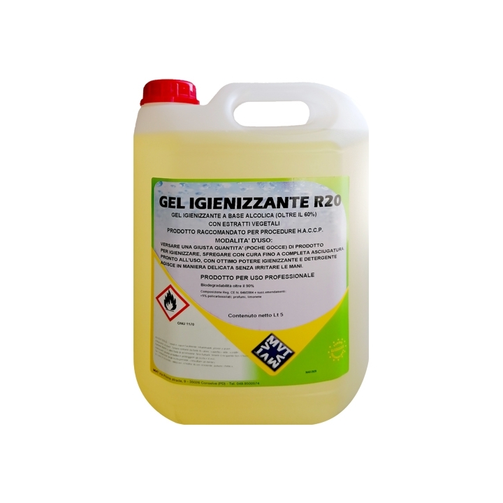 GEL IGIENIZZ.MANI E SUPERF.5LT