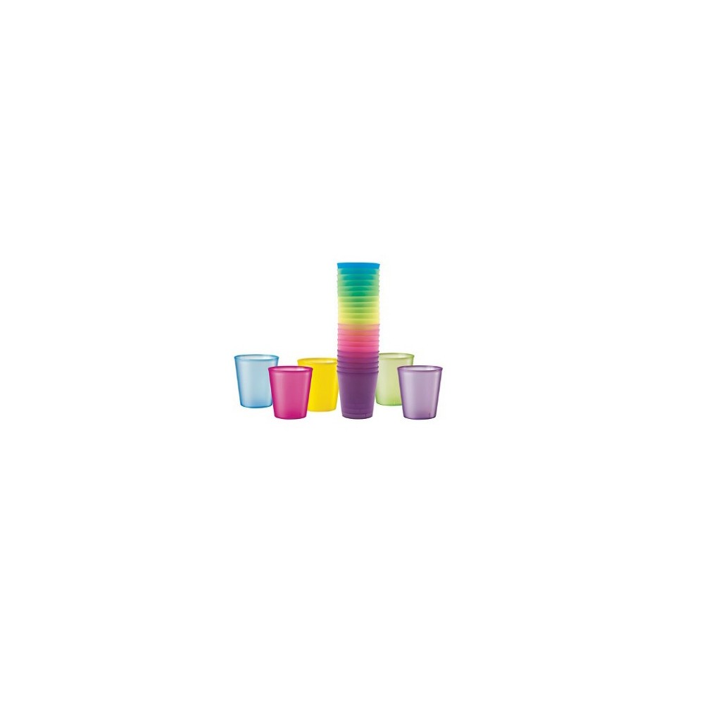 BICCH PP COLOR MIX 350CC P300