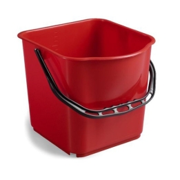 SECCHIO PLASTICA 25LT ROSSO