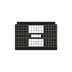 PIASTRA NERA UNIVERS LAMP LED