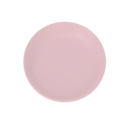 PIATTO PIANO MINERAL ROSA D27