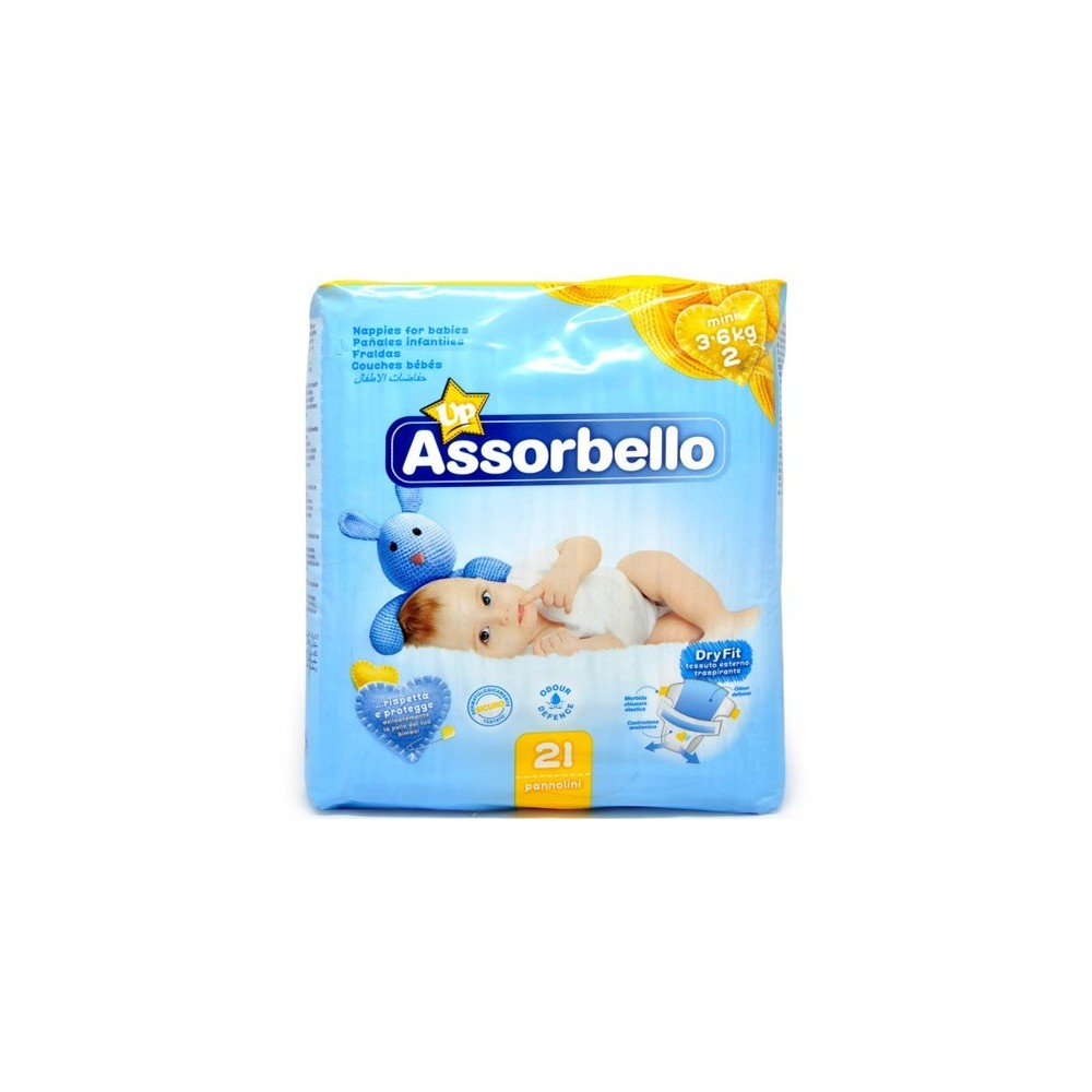 PANNOLINI ASSORBEL KG3/6 126PZ PANNOLINI ASSORBEL KG3/6 126PZ
