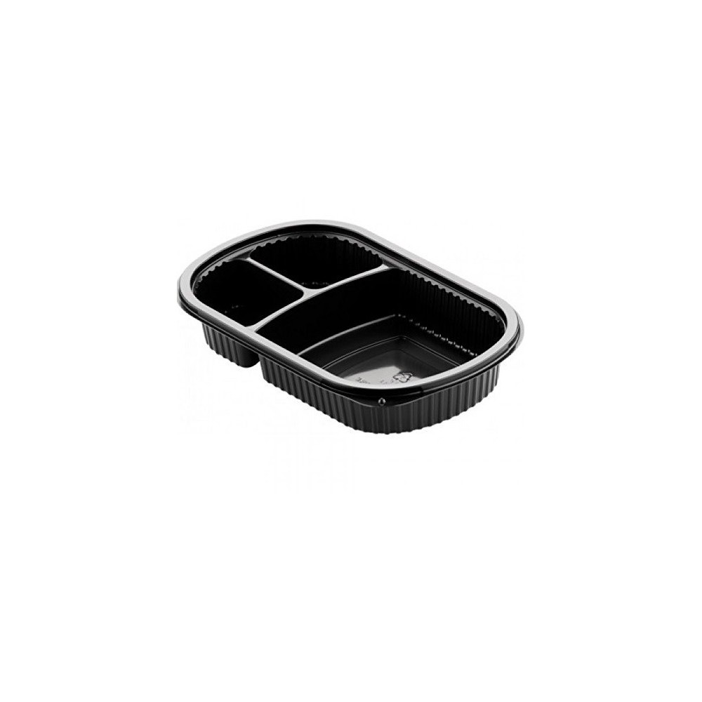 CONT PP NERO 3SC 24X15X4 P50 CONT PP NERO 3SC 24X15X4 P50