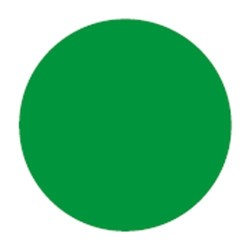 ADESIVO TONDO CM.10 VERDE
