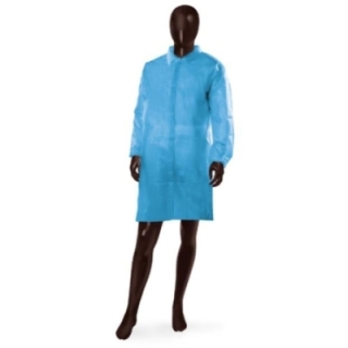 CAMICE TNT AZZ C/VELCRO XL