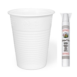 BICCH PS BIANCO 200CC P3000