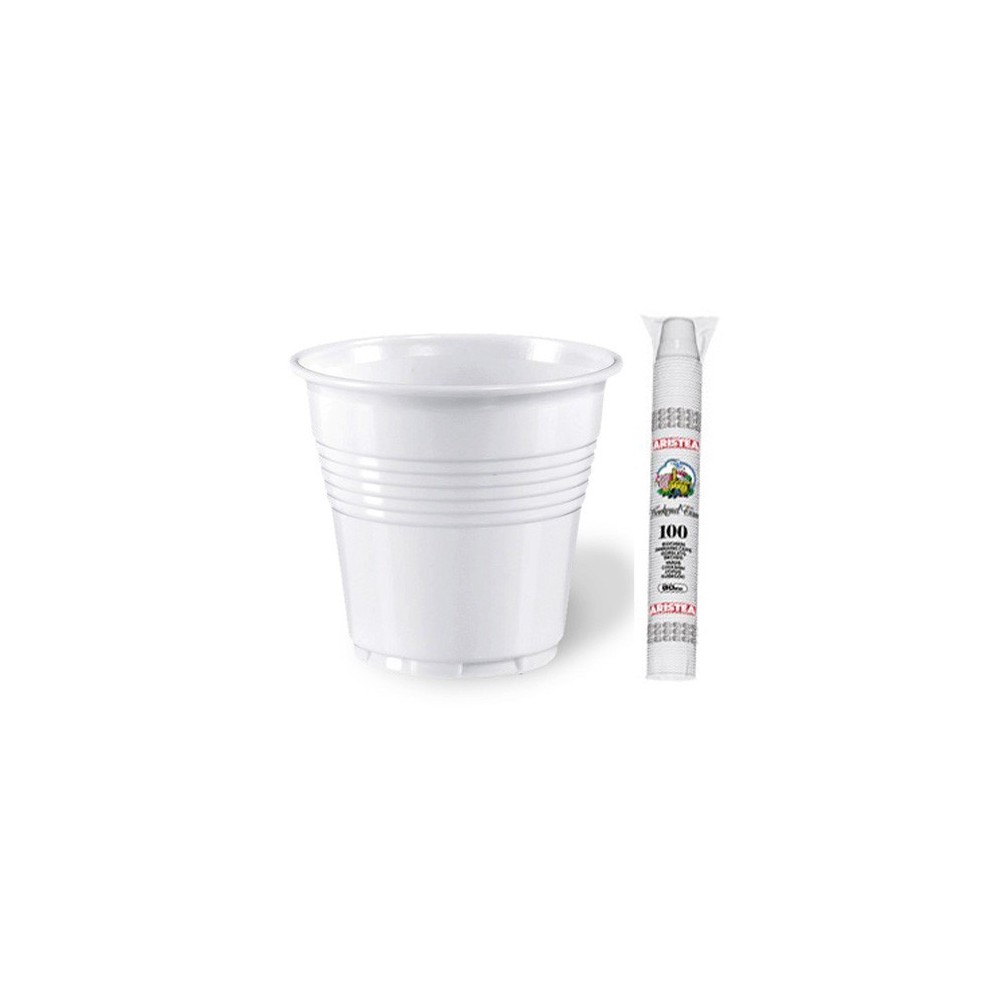 BICCH PS BIANCO 80CC P4800