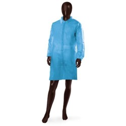 CAMICE TNT AZZ C/VELCRO XL